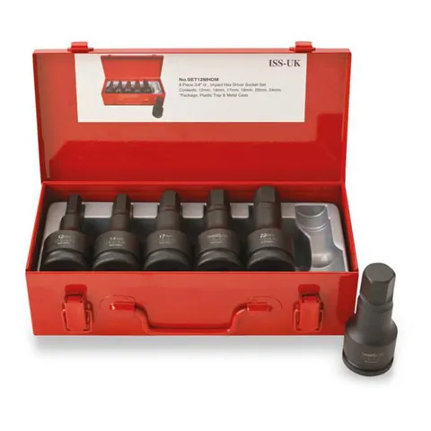 Unbrakosett 3/4" metrisk – 6 deler