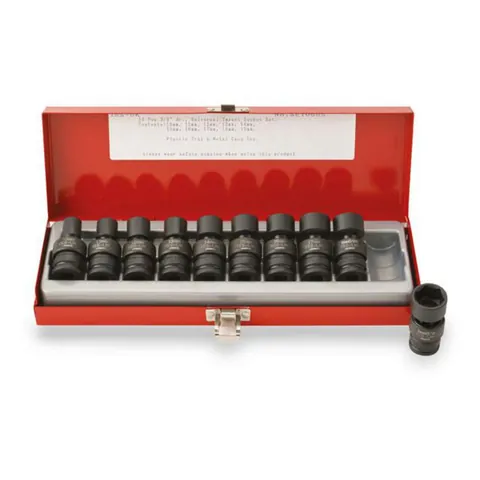Universalpipesett 3/8" – 10 deler