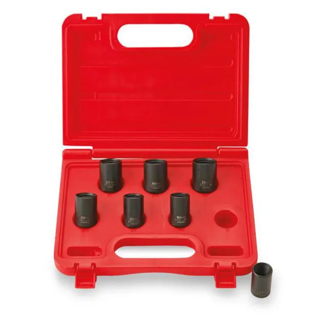 Hjulmutterfjernersett 1/2" – 7 deler